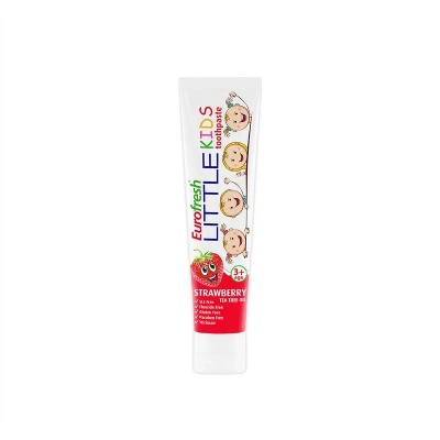 image of EUROFRESH LITTLE KIDS TOOTHPASTE STRAWBERRY 50 GR