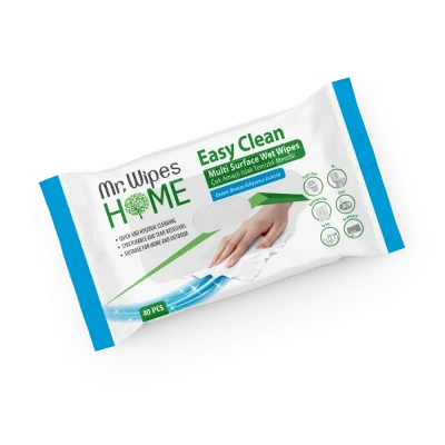 image of EASY CLEAN WET WIPES OCEAN BREEZE 40 PCS MR WIPES