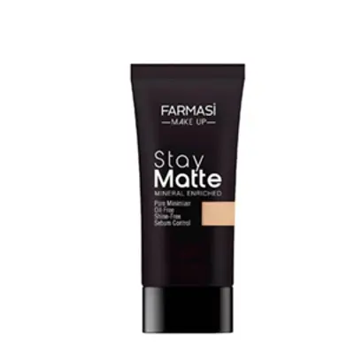 image of STAY MATTE FOUNDATION 30 ML 04 SAND BEIGE