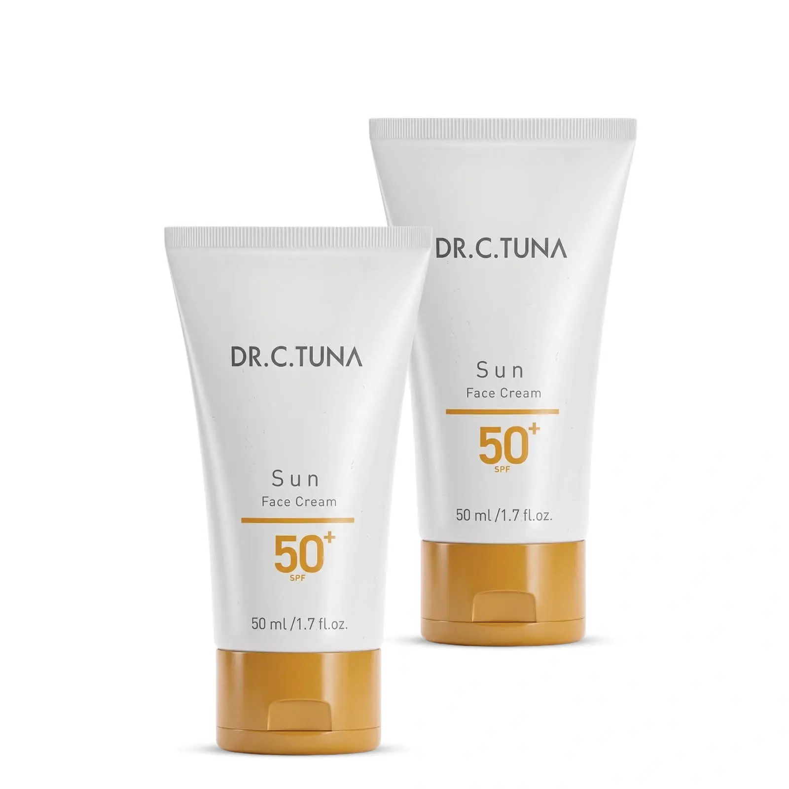 SET 2/1 SUN 50 SPF FACE CREAM 50 ML DR C TUNA